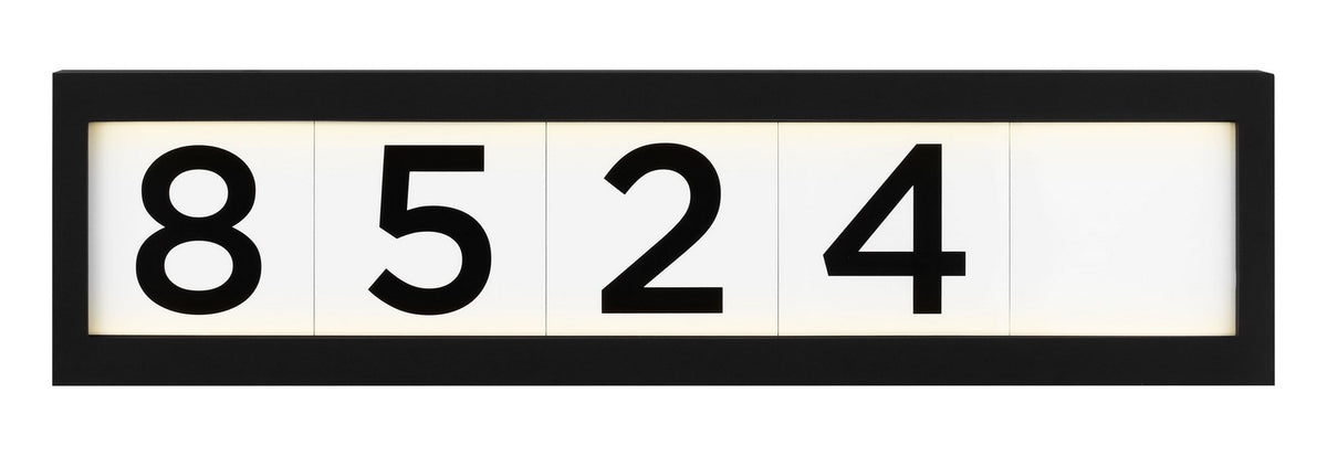 Address Light Address Light in White Plastic