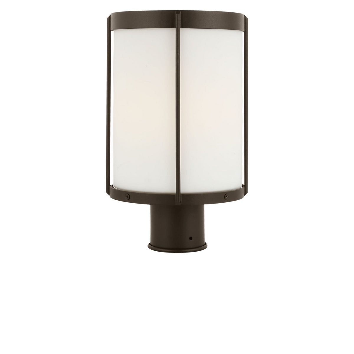 Luning One Light Outdoor Post Lantern in Antique Bronze