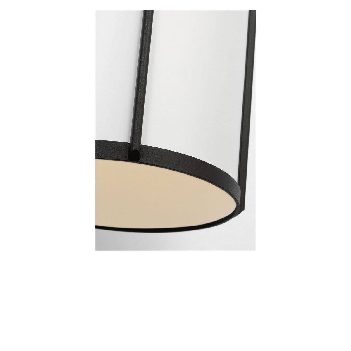 Luning One Light Lantern in Textured Black