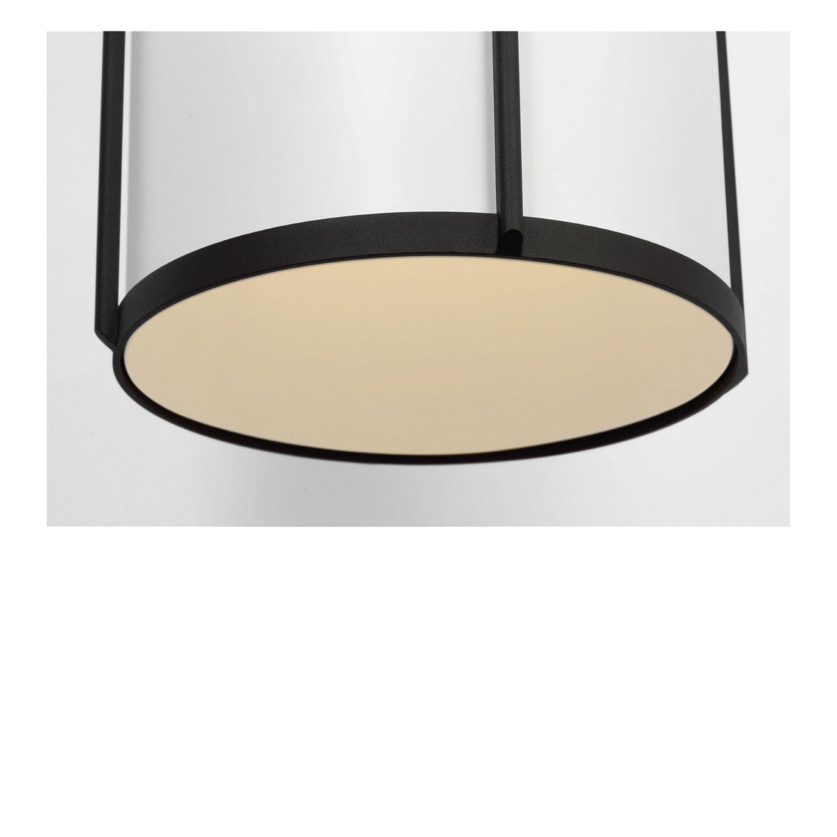 Luning One Light Lantern in Textured Black