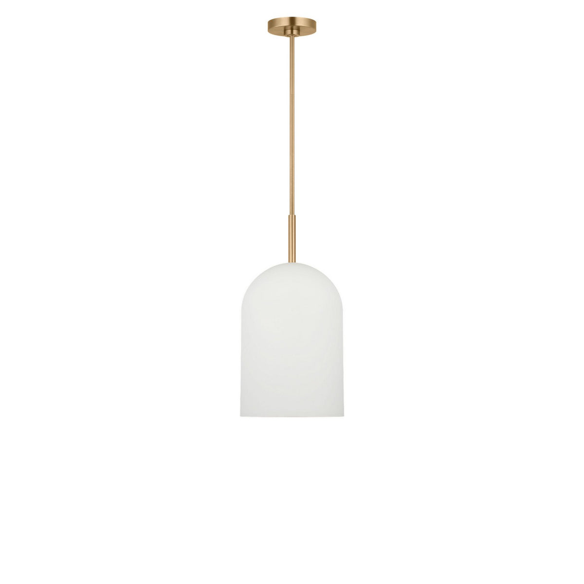 Neblina One Light Pendant in Satin Brass