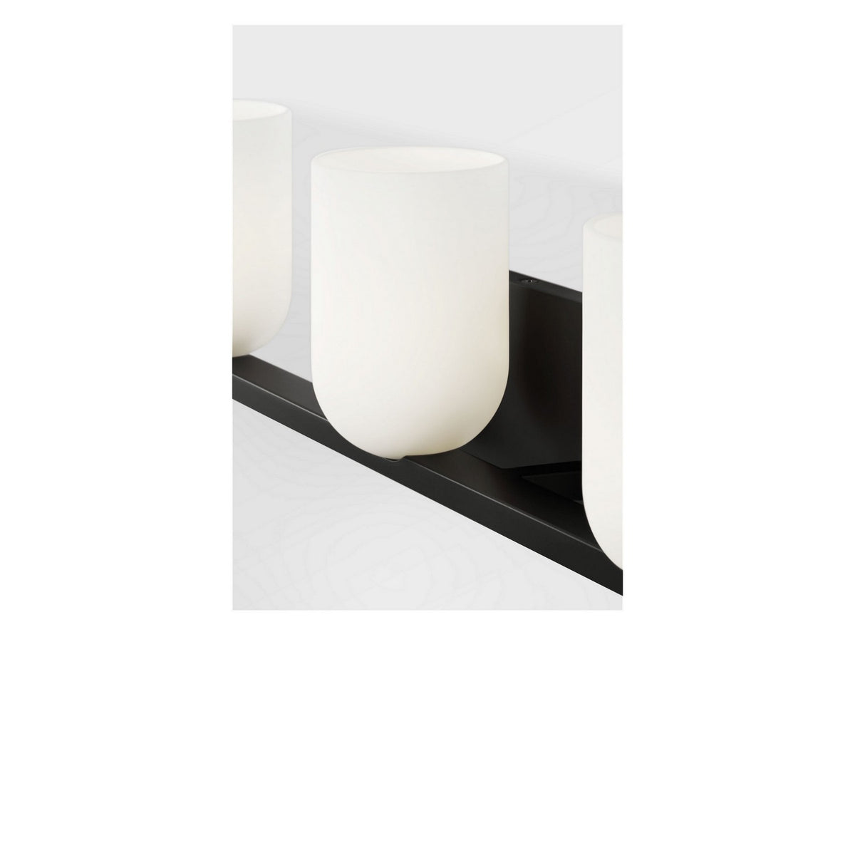 Neblina Three Light Vanity in Midnight Black