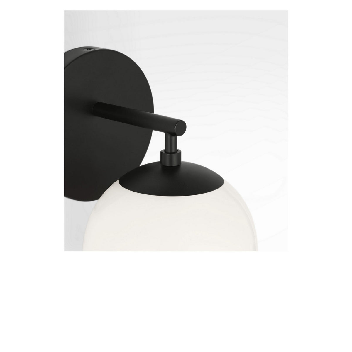Nube One Light Vanity in Midnight Black