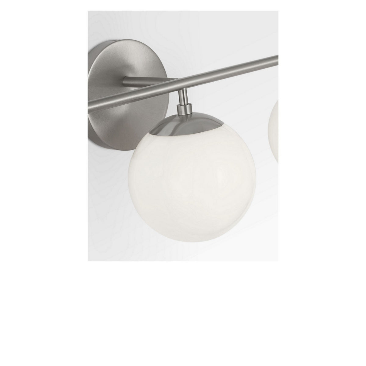Nube Three Light Vanity in Brushed Nickel
