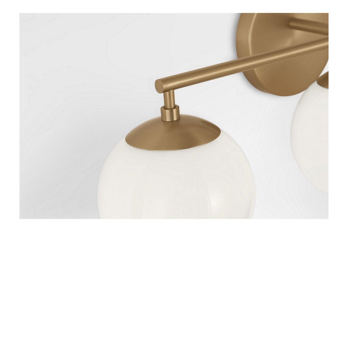 Nube Three Light Vanity in Satin Brass