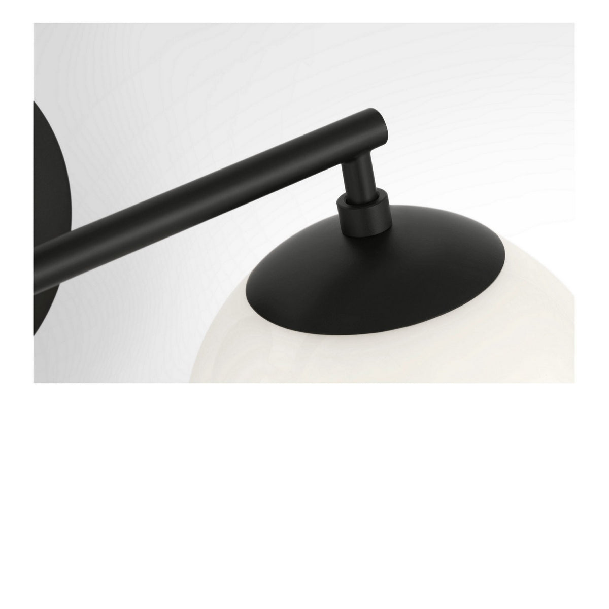 Nube Two Light Vanity in Midnight Black