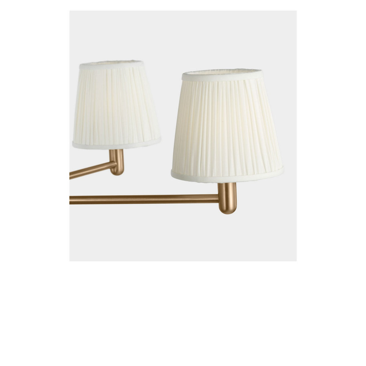 Vilera Five Light Chandelier in Satin Brass