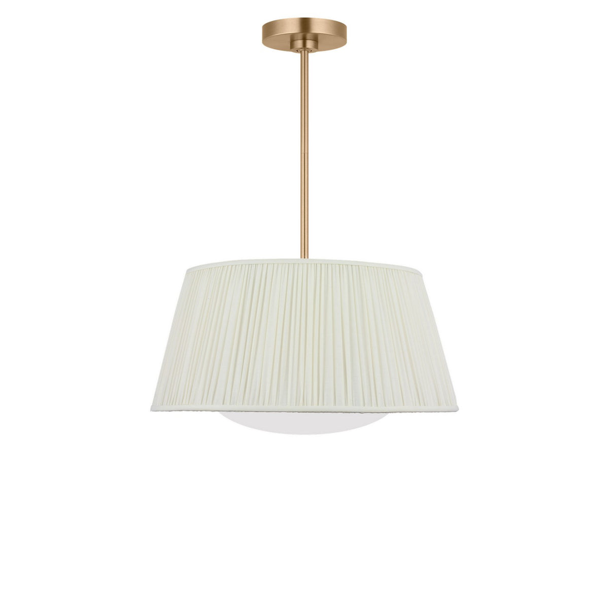 Vilera Three Light Pendant in Satin Brass