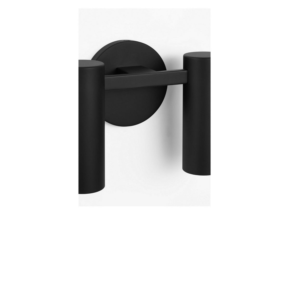 Zentro Four Light Vanity in Midnight Black