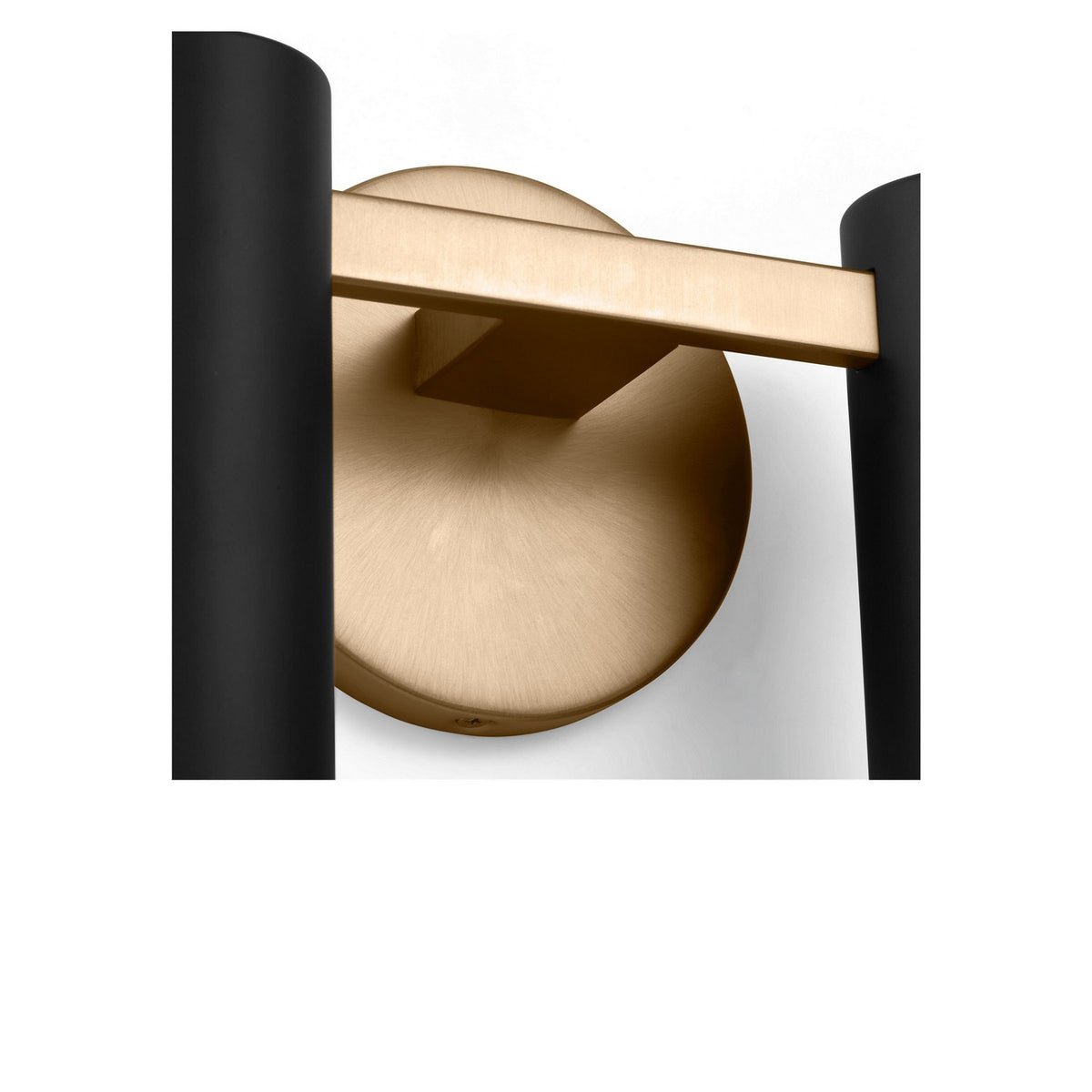 Zentro Four Light Vanity in Satin Brass