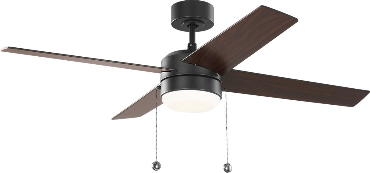 Loni 52" Ceiling Fan in Midnight Black