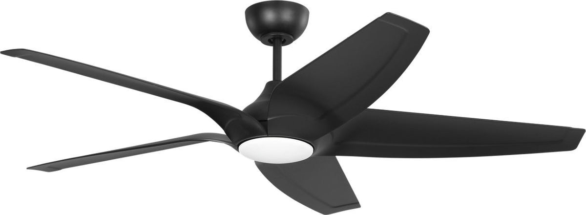 Dellwood 56" Ceiling Fan in Midnight Black