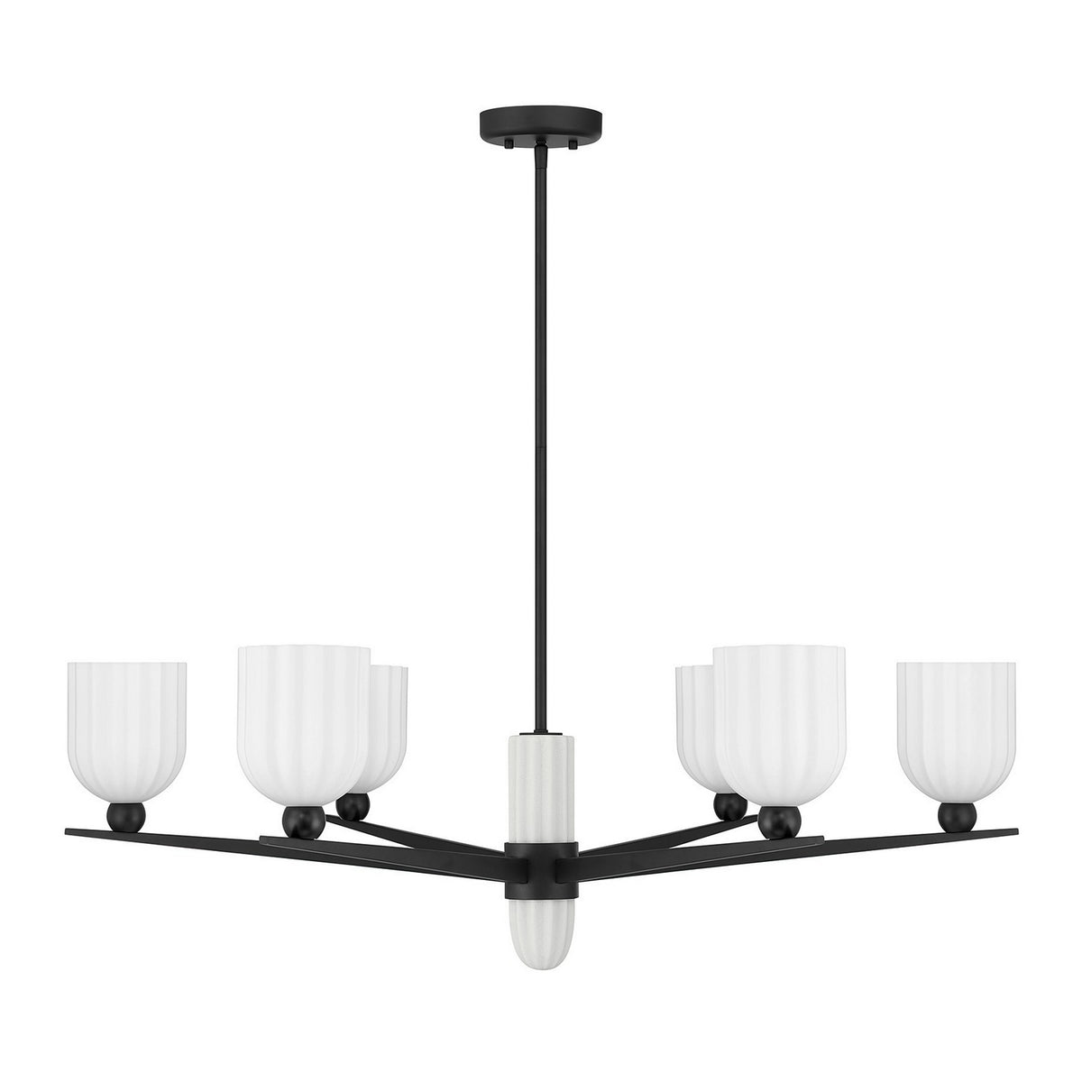 Collier Six Light Chandelier