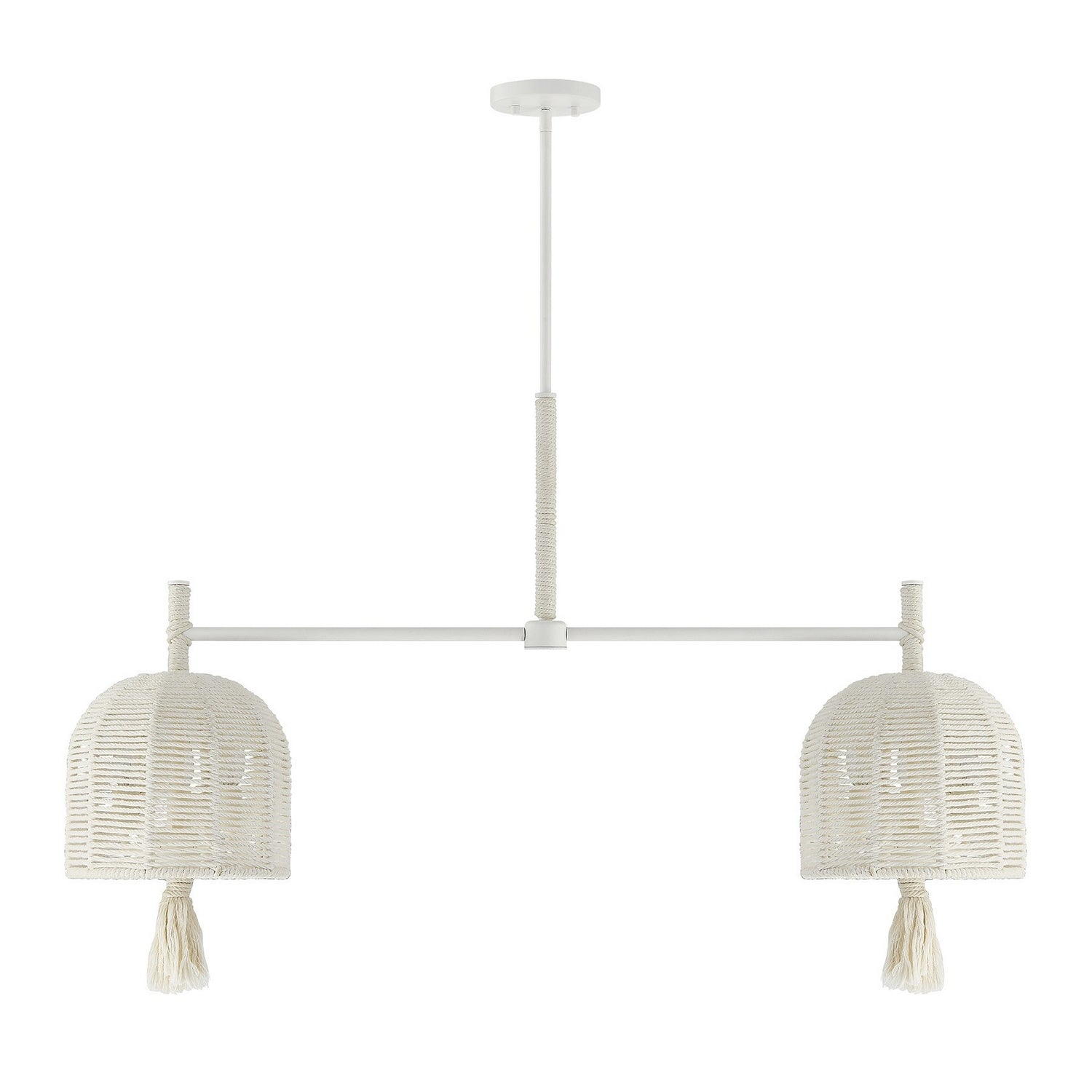 Lunara Six Light Chandelier in Cotton