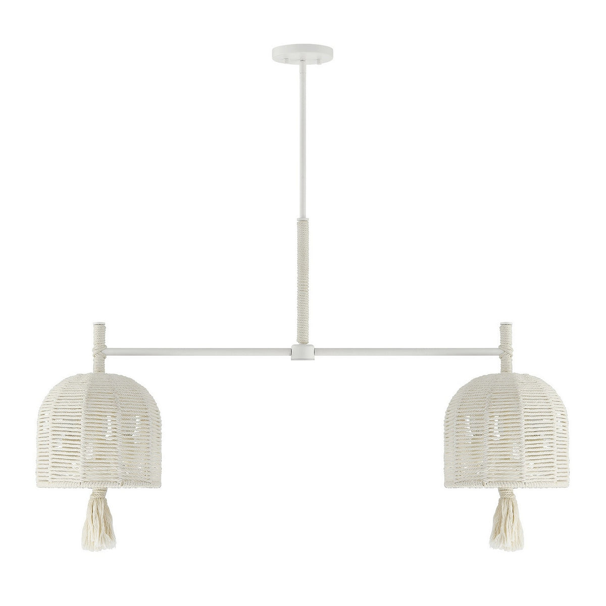 Lustre Lunara à six lumières en coton