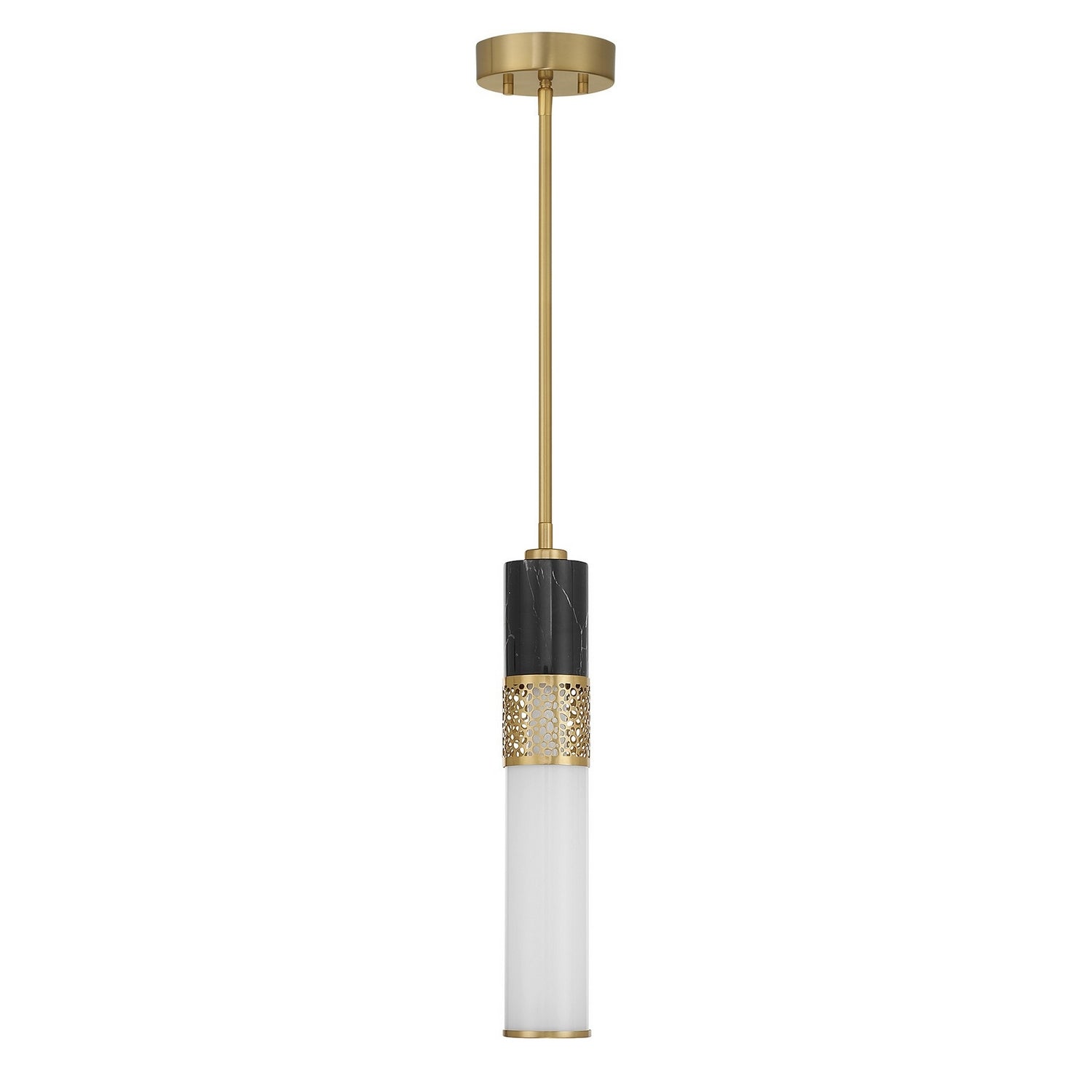 Suspension LED Farrell en laiton chaud