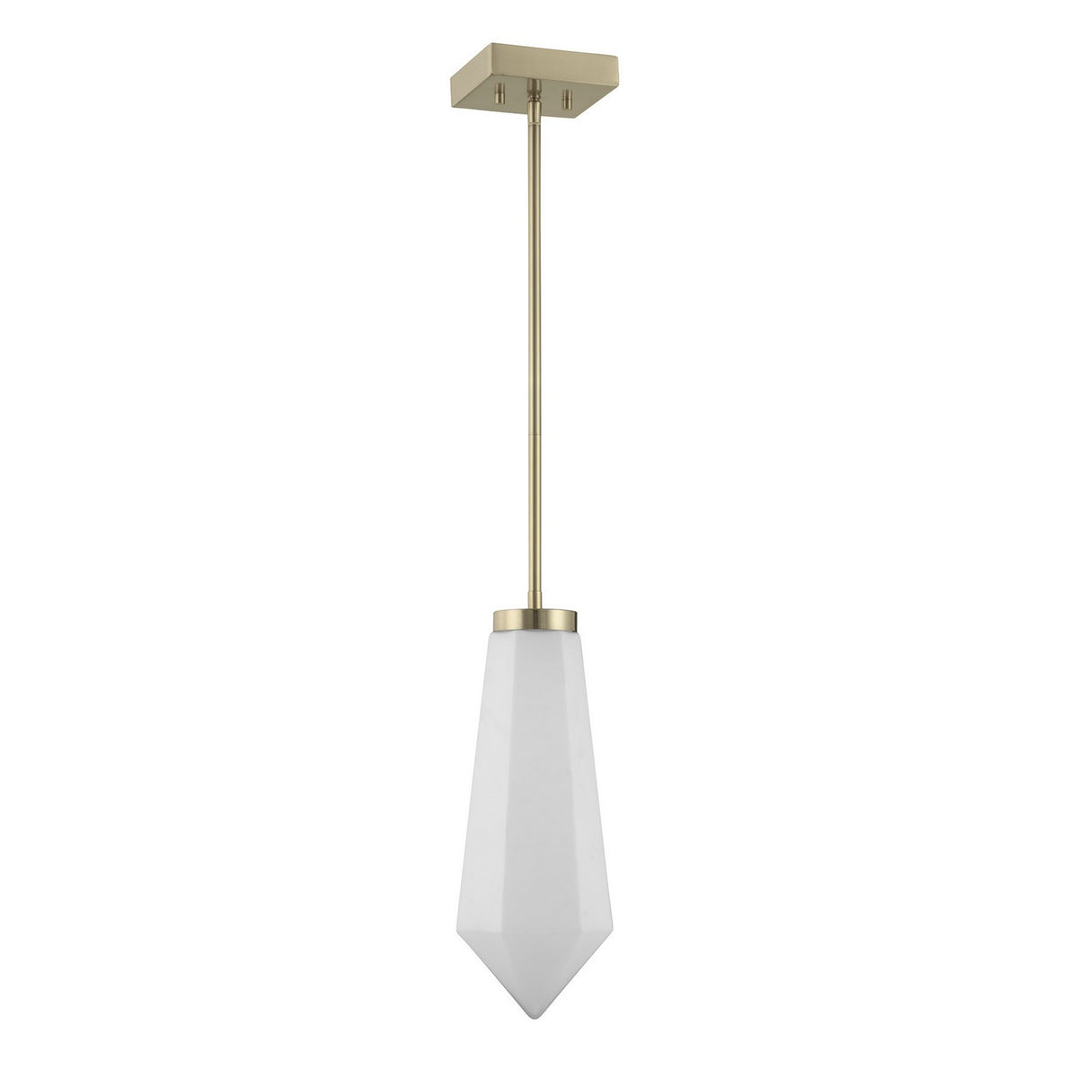 Leland LED Pendant in Noble Brass