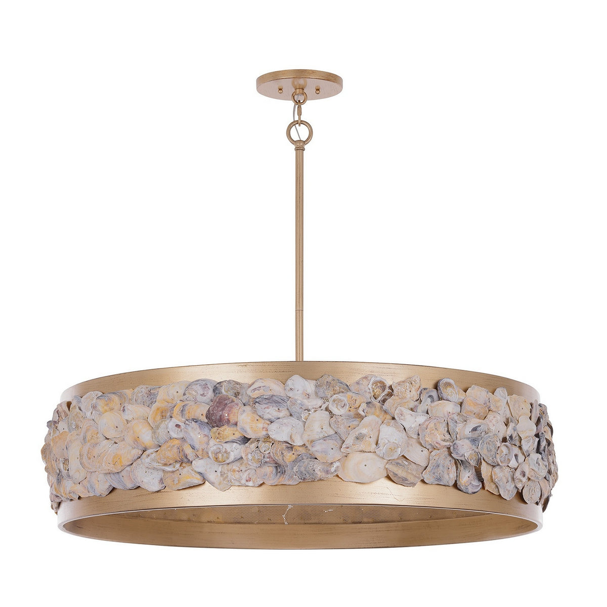 Leanne Six Light Pendant in Chandon
