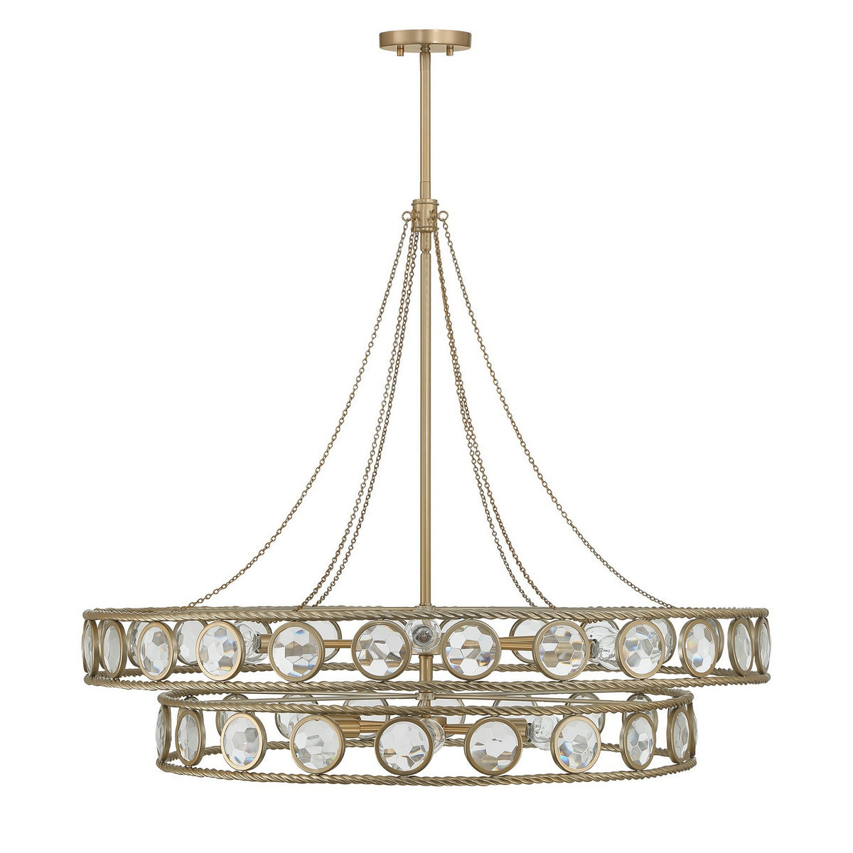 Cologne 12 Light Pendant in Opulent Gold