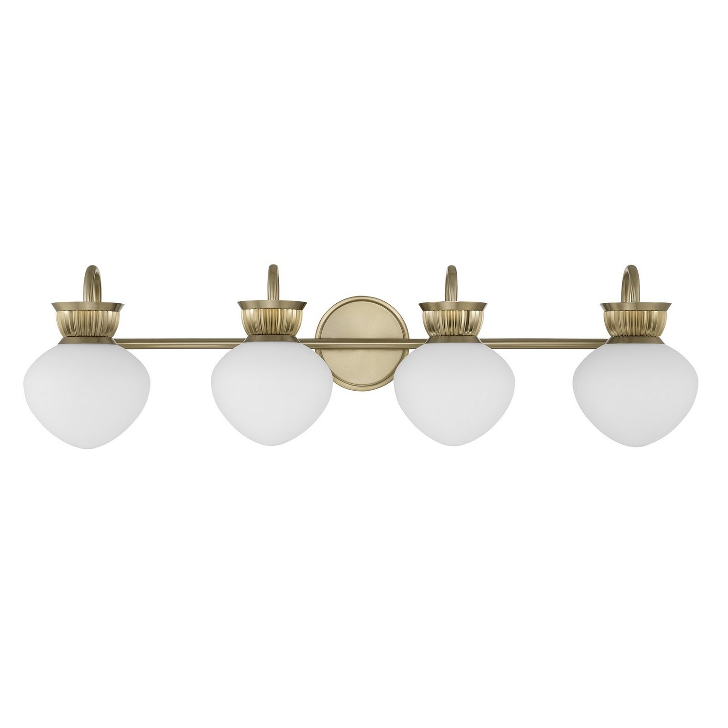 Applique de salle de bain Melbourne Four Light en laiton noble