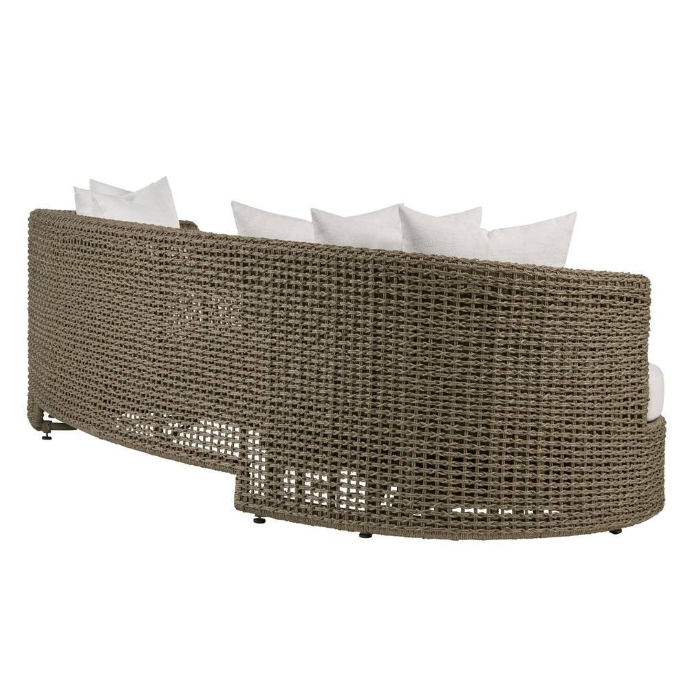 Helene Outdoor Sofa in Pearl/Greige