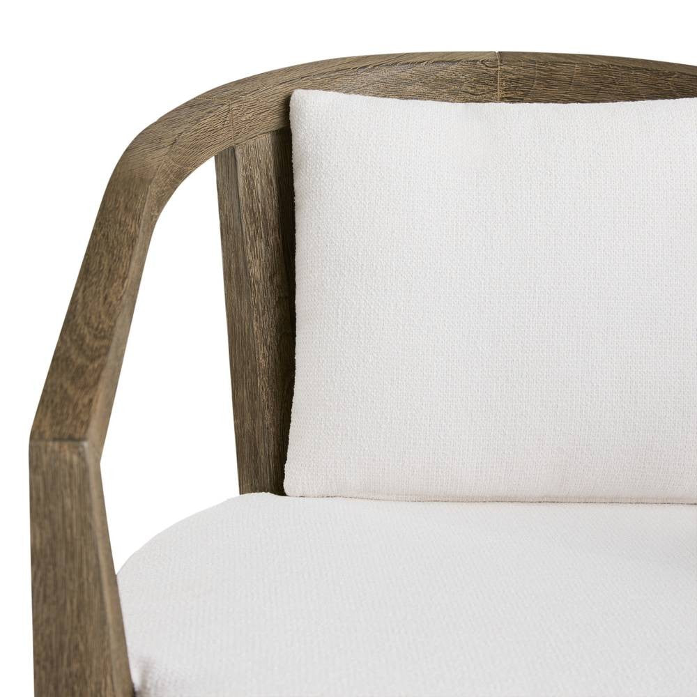 Sobek Outdoor Counter Stool in Pearl/Kona