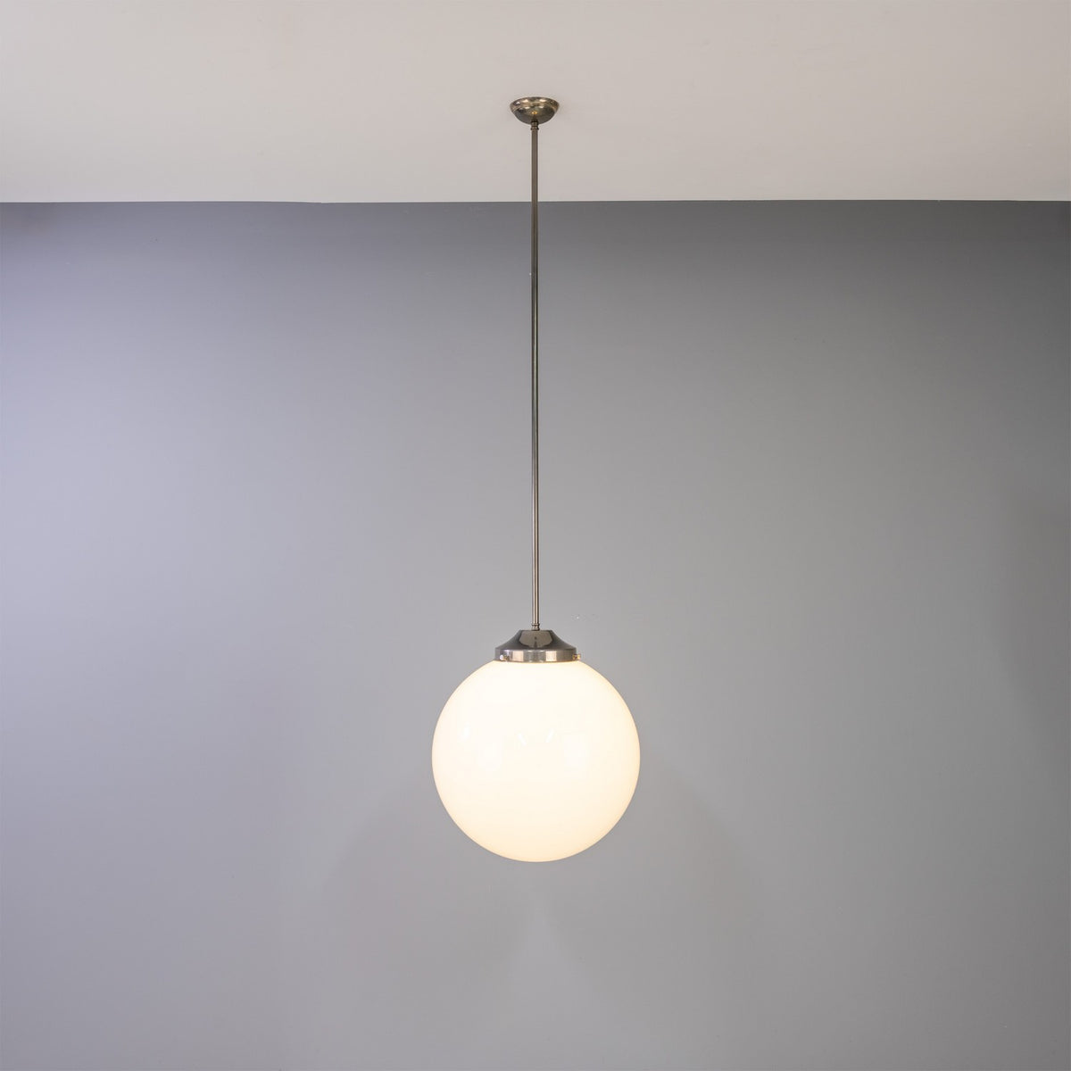 Luanda One Light Pendant in Antique Silver