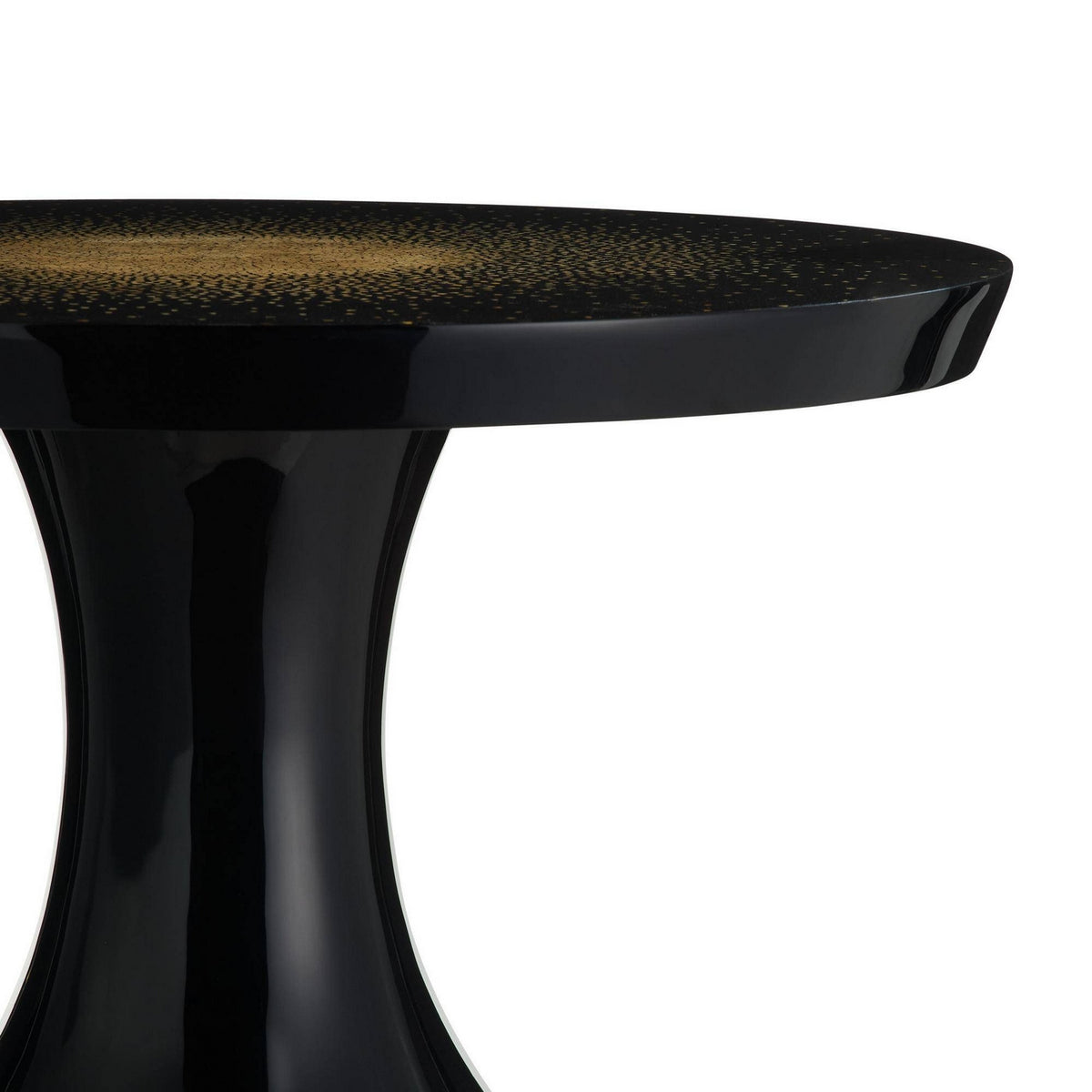 Altair End Table in Toasted Ivory/Black