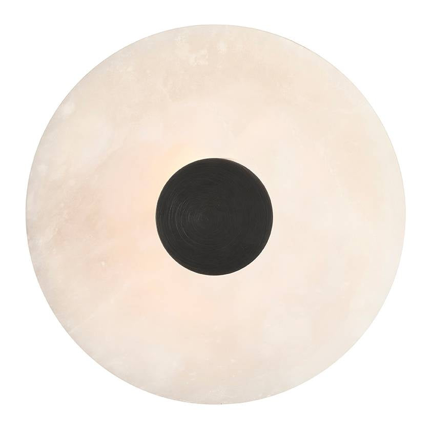 Moers LED Flush Mount in White/English Bronze