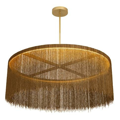 Bennet LED Chandelier in Antique Brass