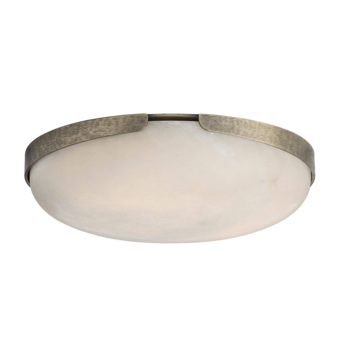 Elara LED Flush Mount in White/White Bronze
