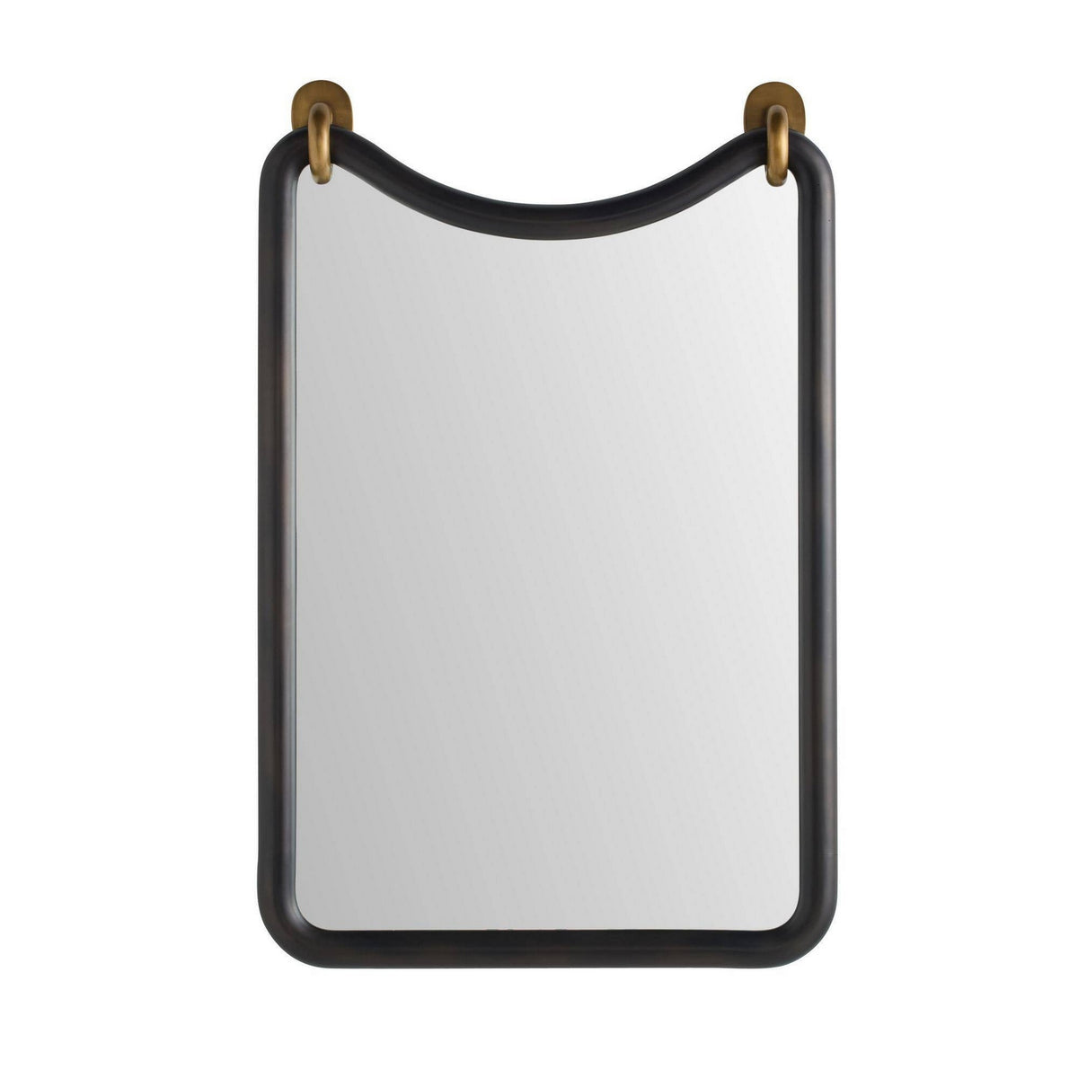 Paloma Mirror in Bronze/Antique Brass