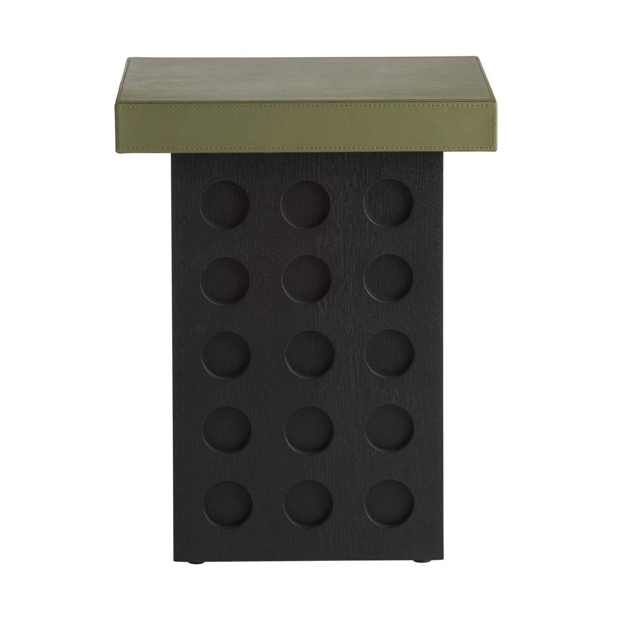 Arco Accent Table in Pistachio/Ebony