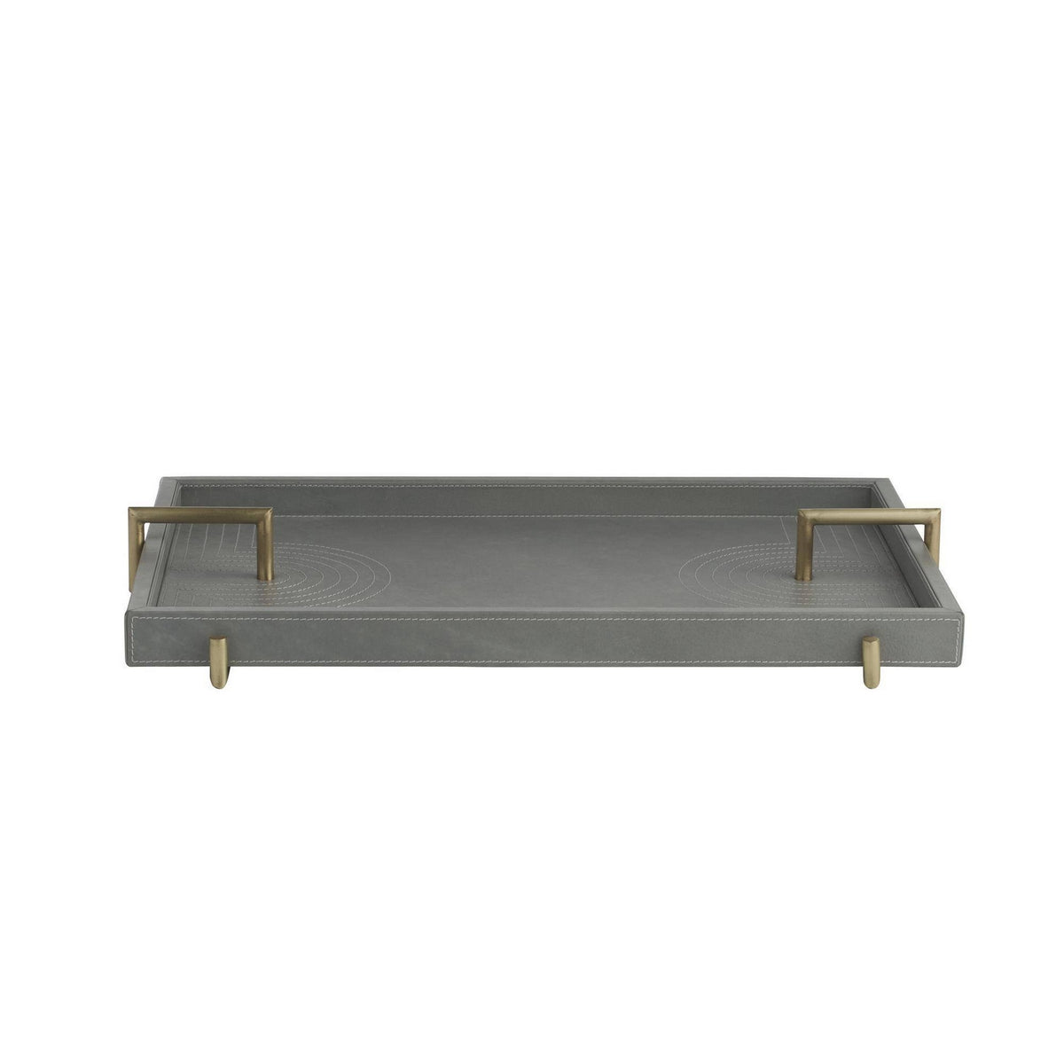 Arcus Tray in Juniper/Antique Brass