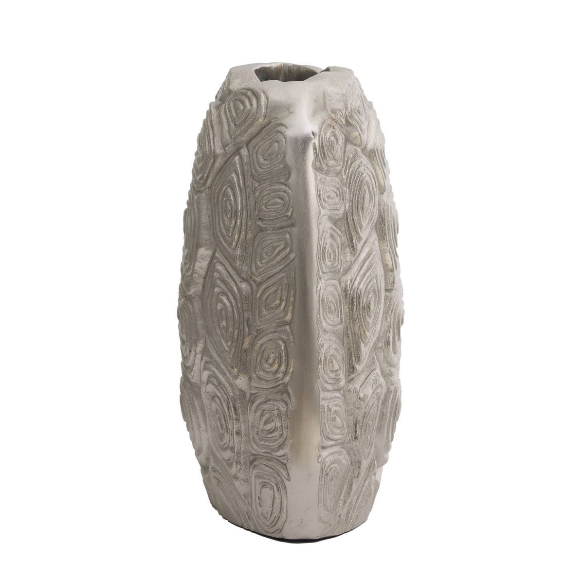Ridley Vase in Vintage Silver