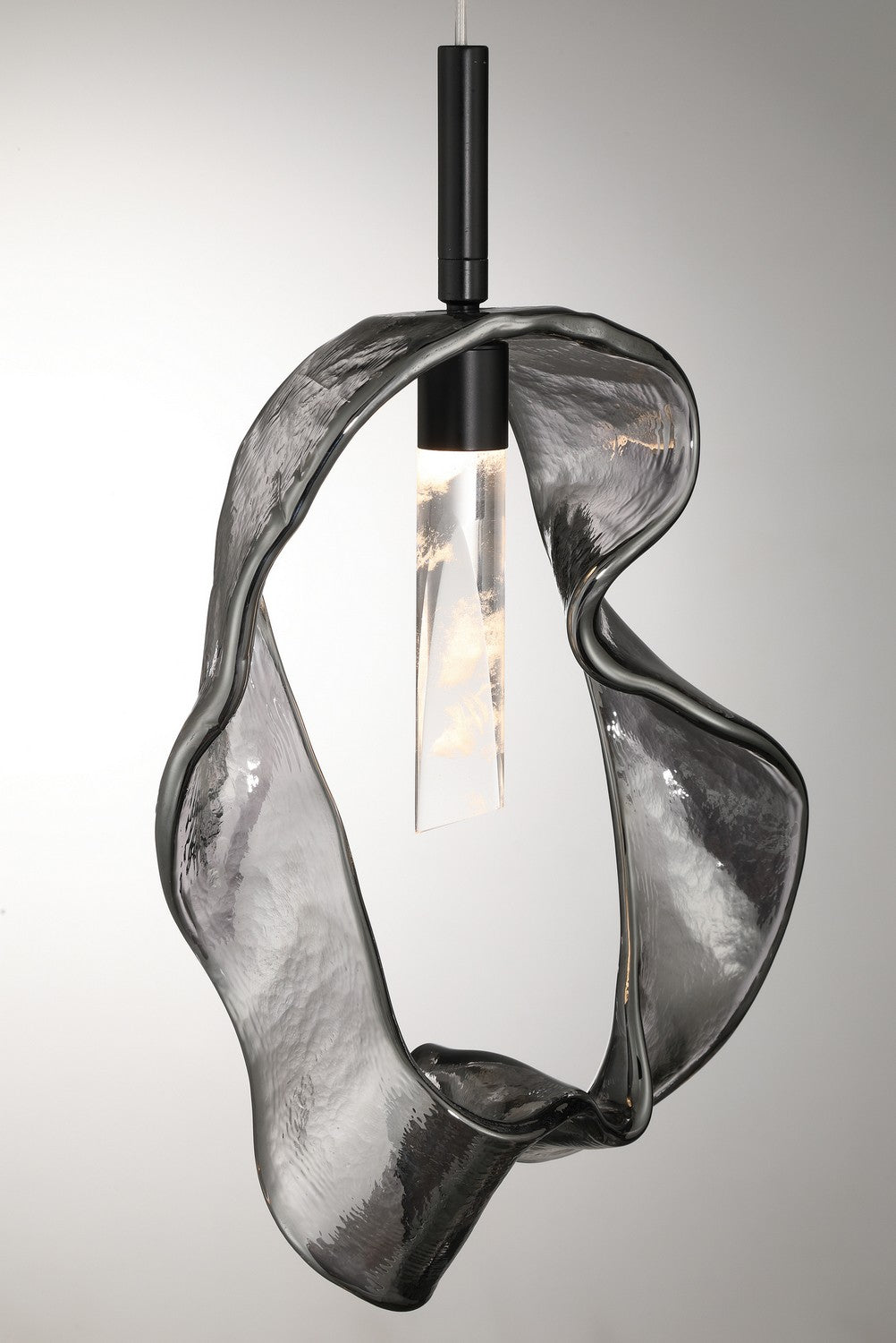 Norah LED Pendant in Matte Black
