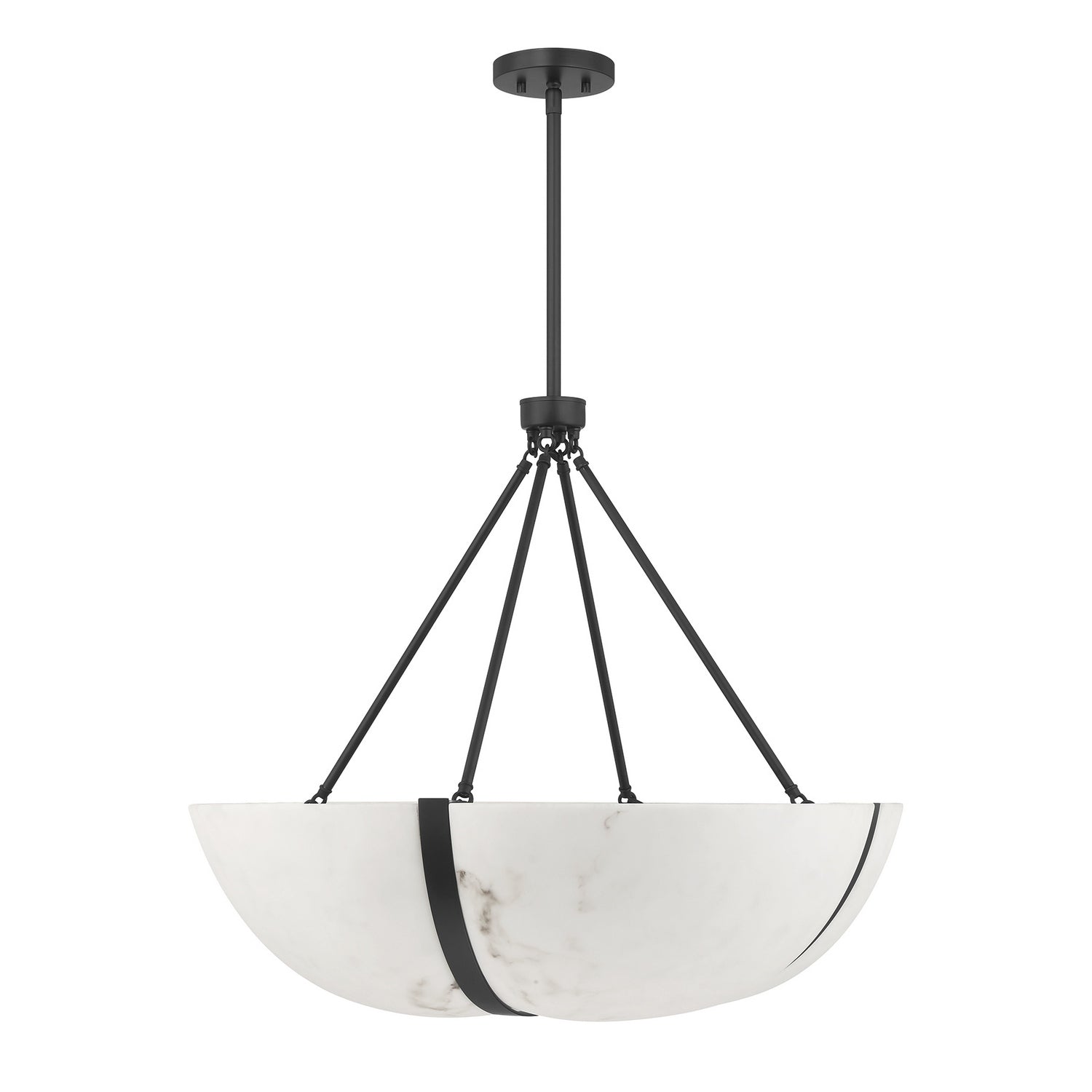 Suspension Chalfont à quatre lumières