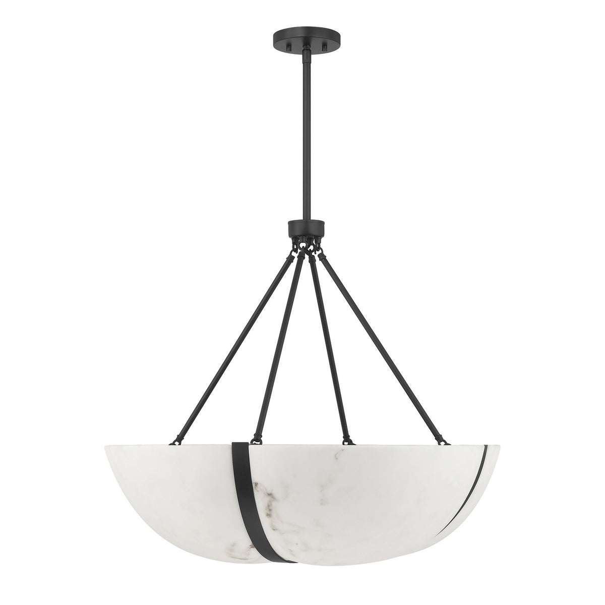 Suspension Chalfont à quatre lumières