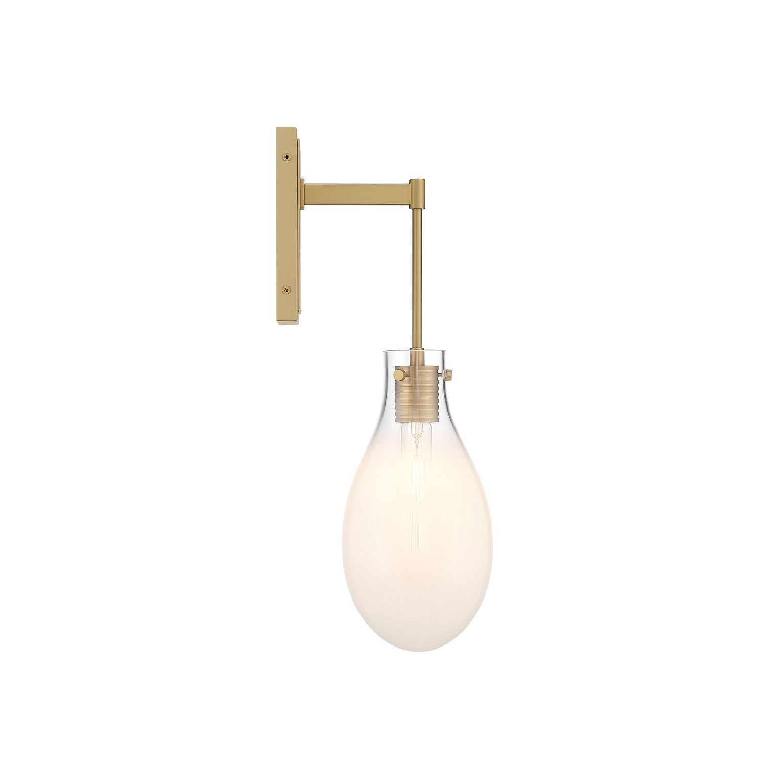 Davis One Light Wall Sconce in Modern Gold