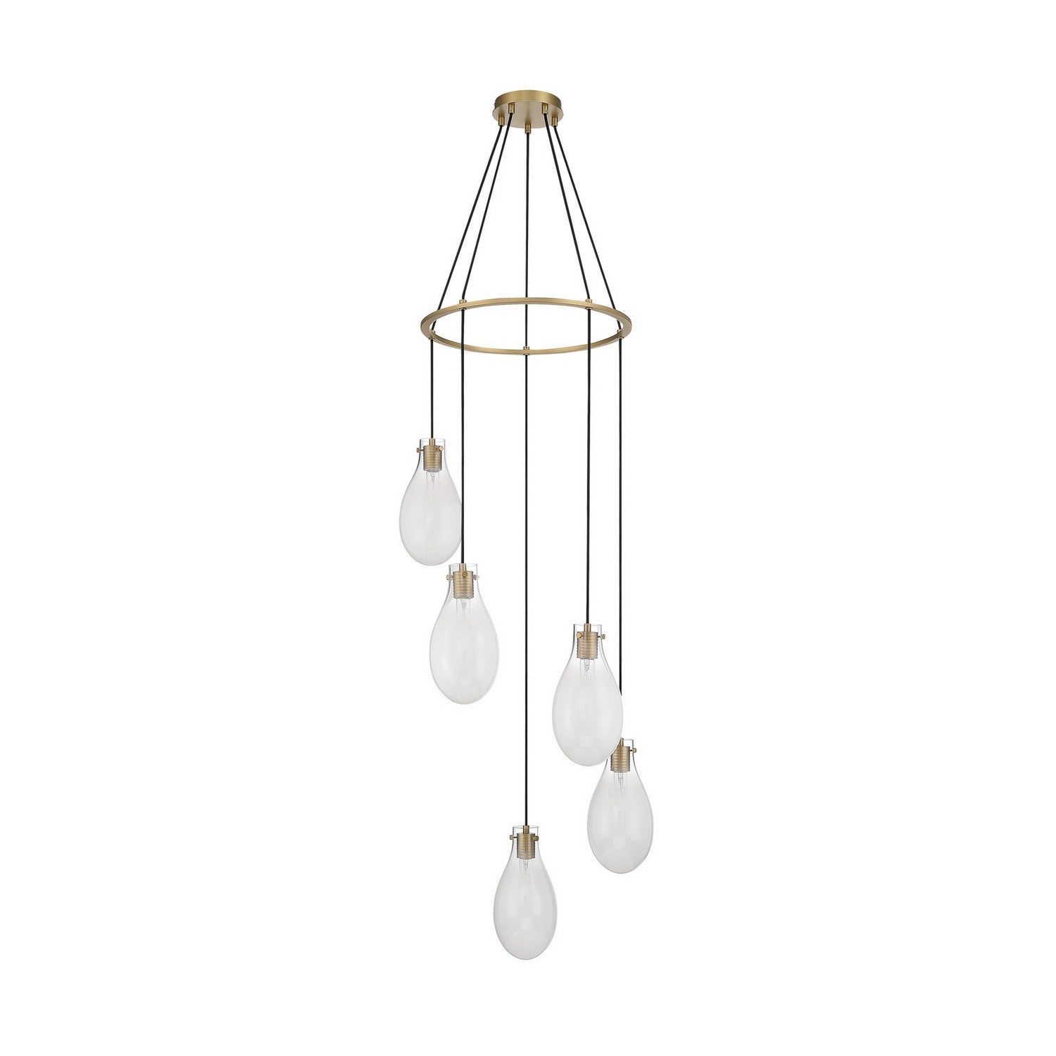 Davis LED Pendant in Modern Gold