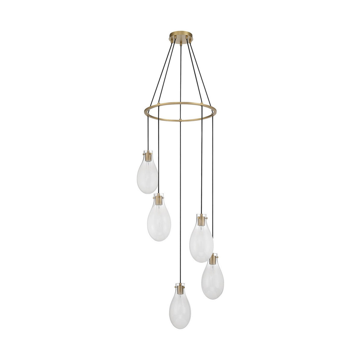 Davis LED Pendant in Modern Gold