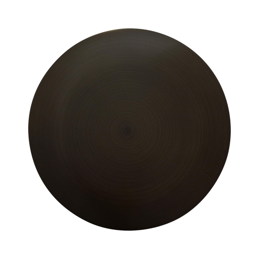 Discus Blanking Plate in Aged Pewter