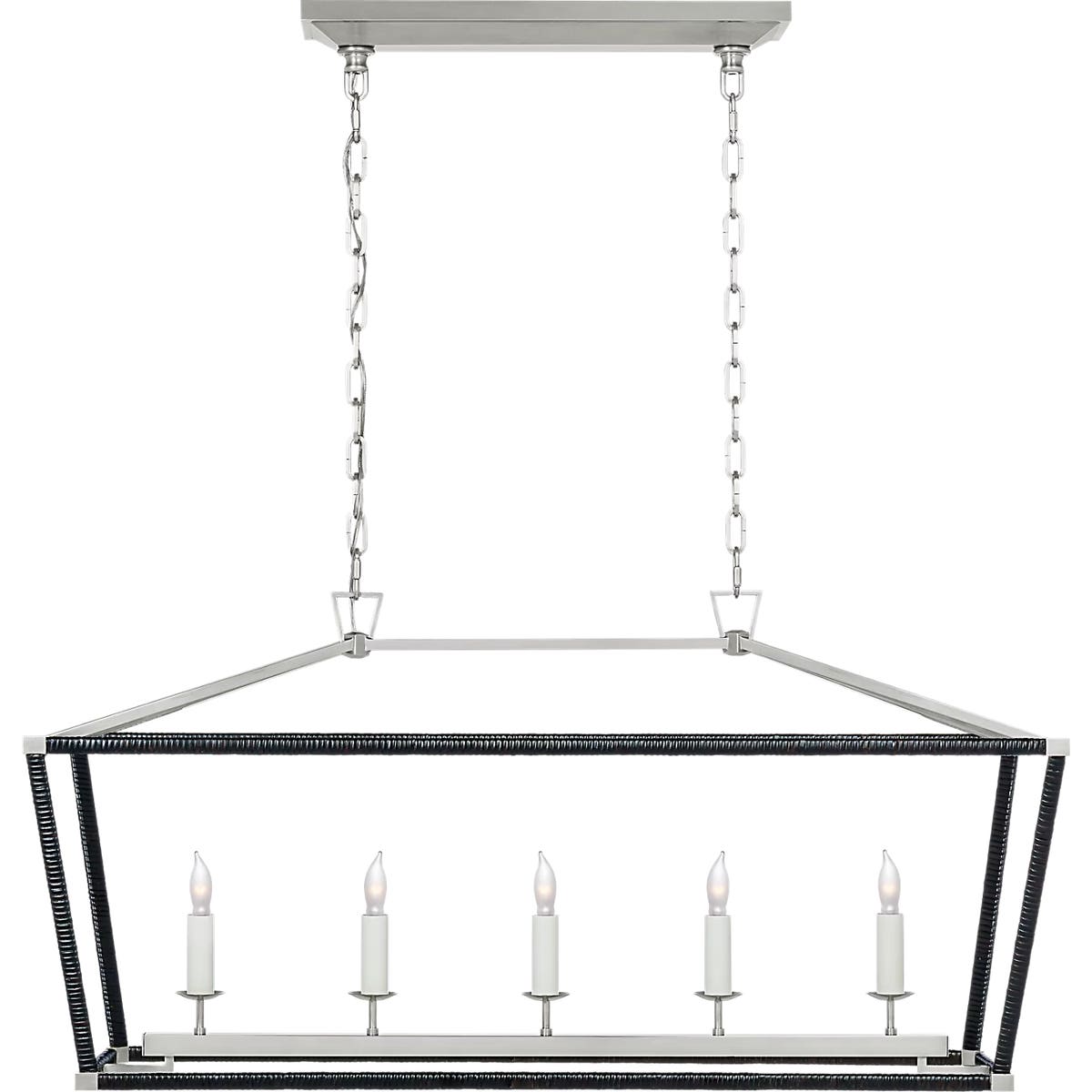 Darlana Medium Rattan Wrapped Linear Lantern