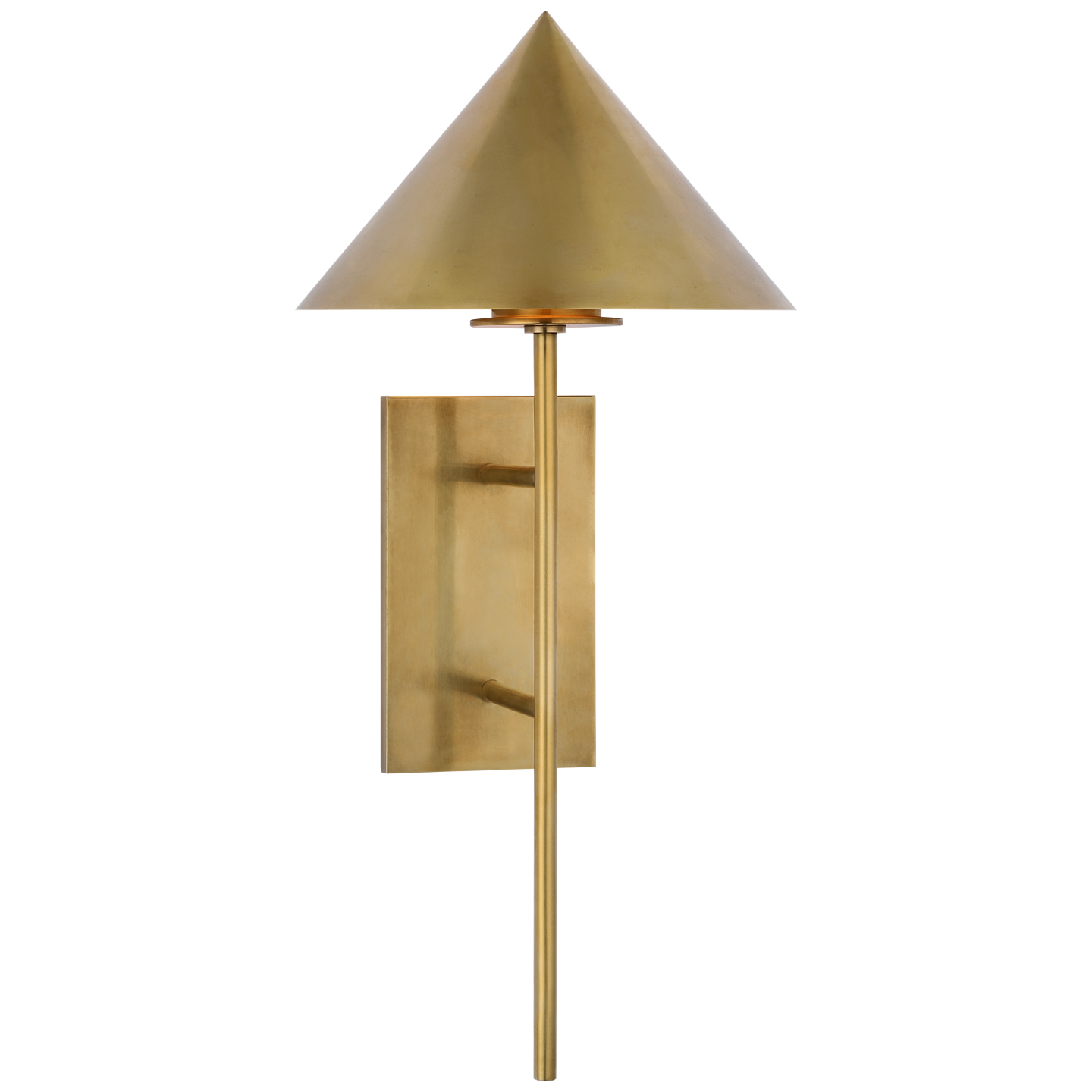 Orsay Medium Downlight Sconce in Hand-Rubbed Antique Brass