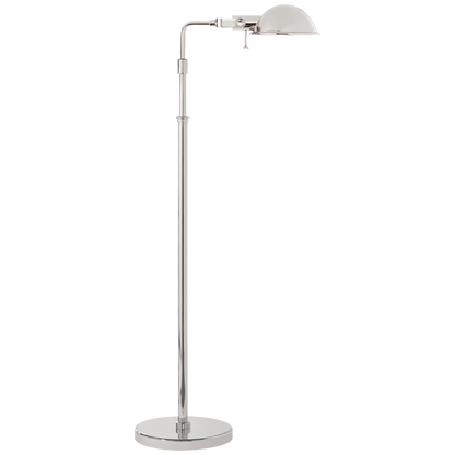 Fairfield Pharmacy Floor Lamp in Polished Nickel
