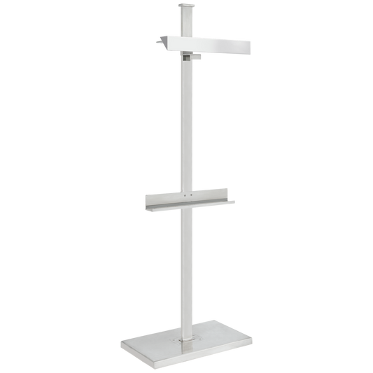 Langham Display Floor Lamp in Polished Nickel