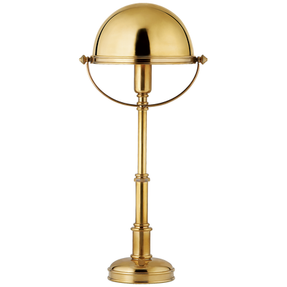 Carthage Mini Lamp in Natural Brass