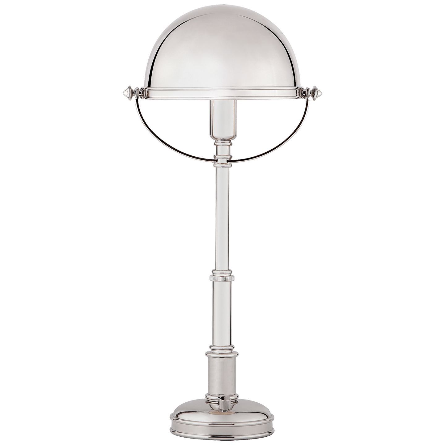Carthage Mini Lamp in Polished Nickel