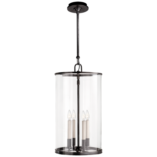 Modern Large Lantern in Bronze