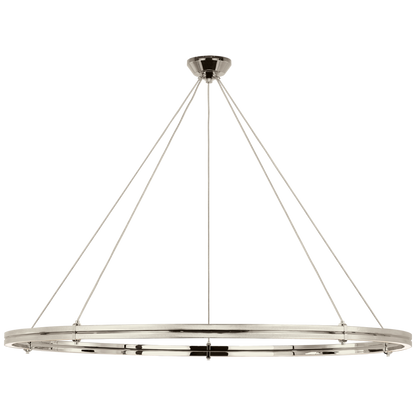 Paxton 60" Ring Chandelier in Polished Nickel